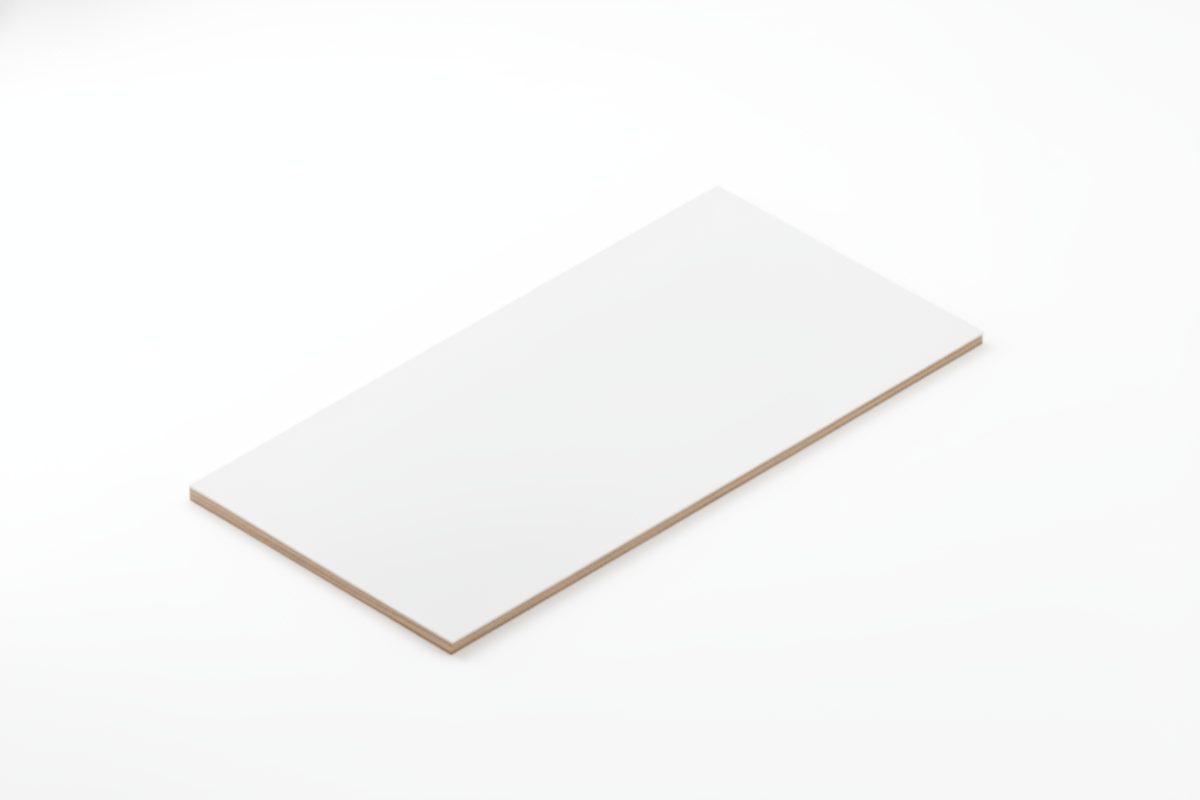 Common Top CL-120-7122 — 71"W x 22"D x 1"H, White & Driftwood