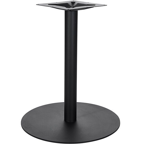 Round Base Only 22″ M20-BS24R - BLACK, BLACK