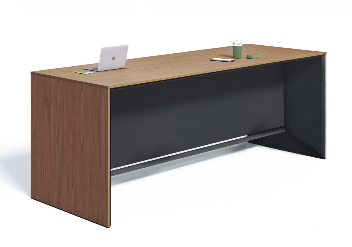 Bar Table M20-HT-2009 — 78"W x 35"D x 41"H, Walnut