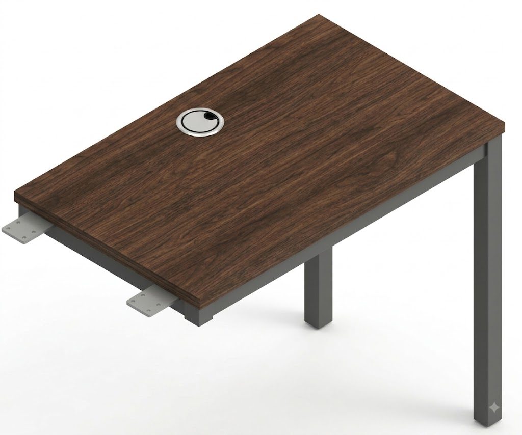 Desk Return PE16-3922-AOG — 39"W x 22"D, AOG