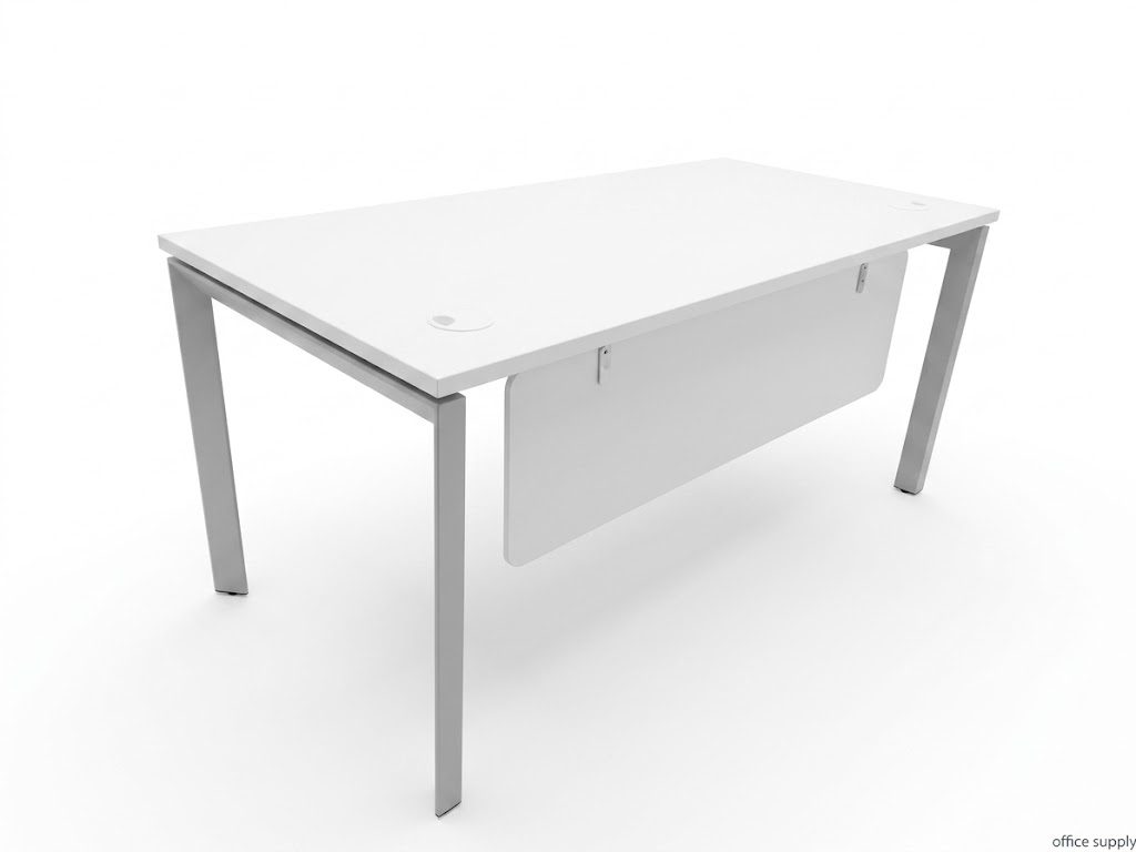 Desk with Modesty Panel PE16-7132-WWS — 71"W x 32"D x 29"H, WWS