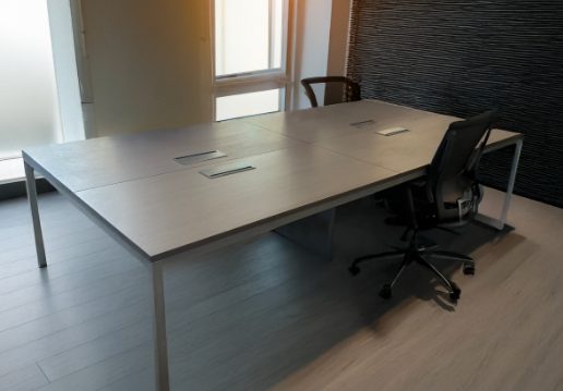 Workstation (6-Person) PE16-MB1-4514-P1-B — 177"W x 55"D x 29"H, ASHOAK