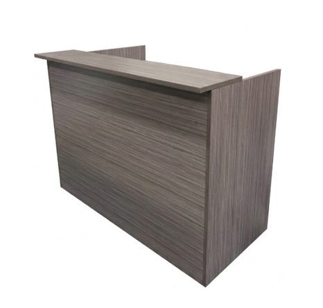 Reception Desk 48X 32 X 36 TL-182 — 48"W x 32"D x 36"H, Driftwood