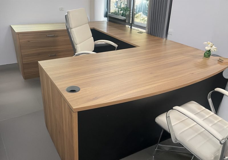Bow Front Desk