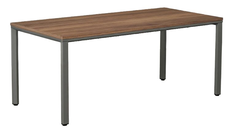 DT7132 Dinging table top WD-DT7132 -RECT-DINING WALNUT — 72"W x 32"D