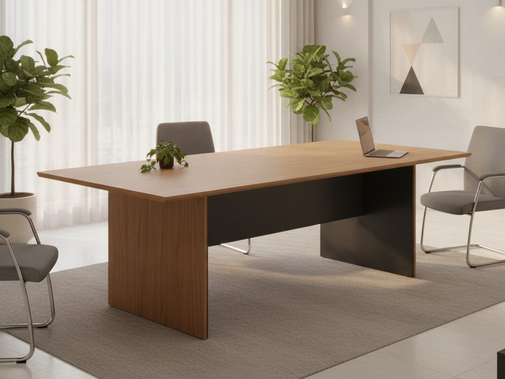 Pinnacle Edge M20 Walnut executive collection in an office